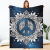 Hippie Peace Mandala Blanket - Crystallized Collective