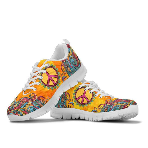 Hippie Peace Sneakers - Crystallized Collective