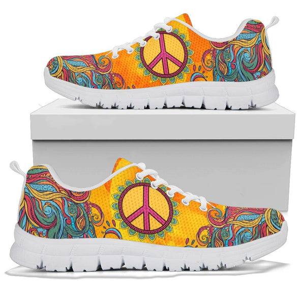 Hippie Peace Sneakers - Crystallized Collective