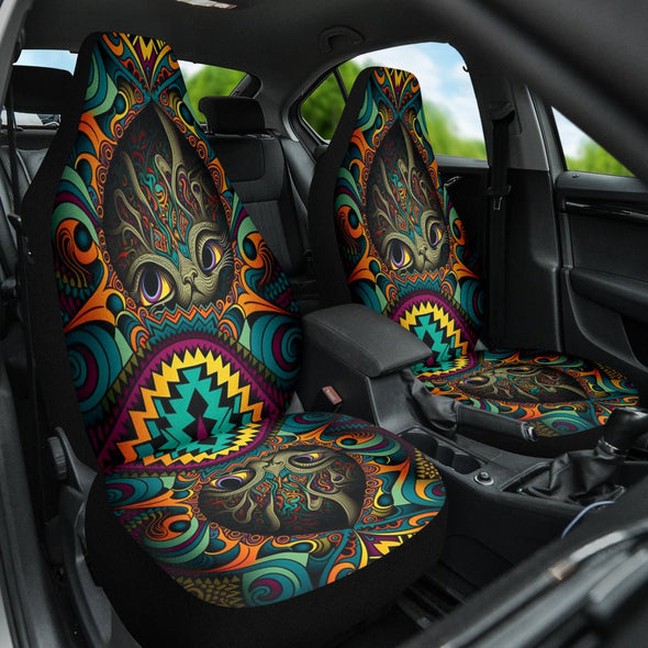Hippie Psychedelic Art Seat Cover - Crystallized Collective