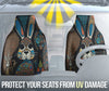 Hippie Psychedelic Rabbit Car Seat Cover - Crystallized Collective