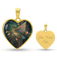 Hummingbird Heart Necklace - Crystallized Collective