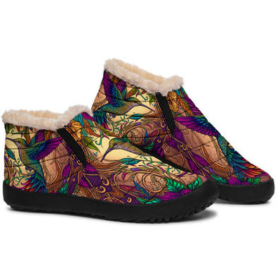 Hummingbird Jungle Vines Winter Sneakers - Crystallized Collective