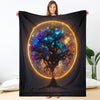 Illuminated Tree of Life Premium Blanket - Crystallized Collective