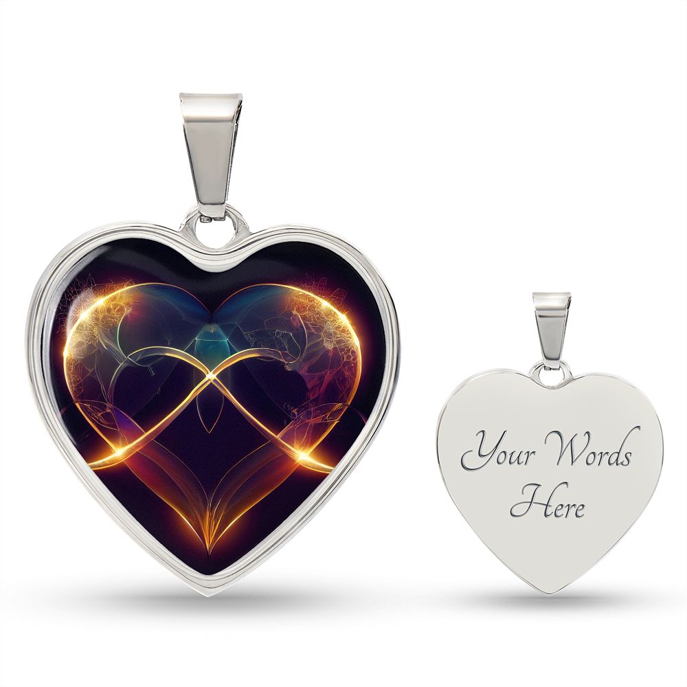 Infinite Love Heart Necklace - Crystallized Collective
