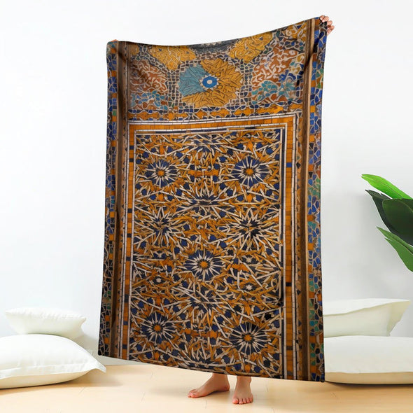 Intricate Oriental Premium Blanket - Crystallized Collective