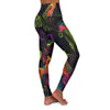Jungle Butterflies: Psychedelic & Colorful High Waist Yoga Legging - Crystallized Collective