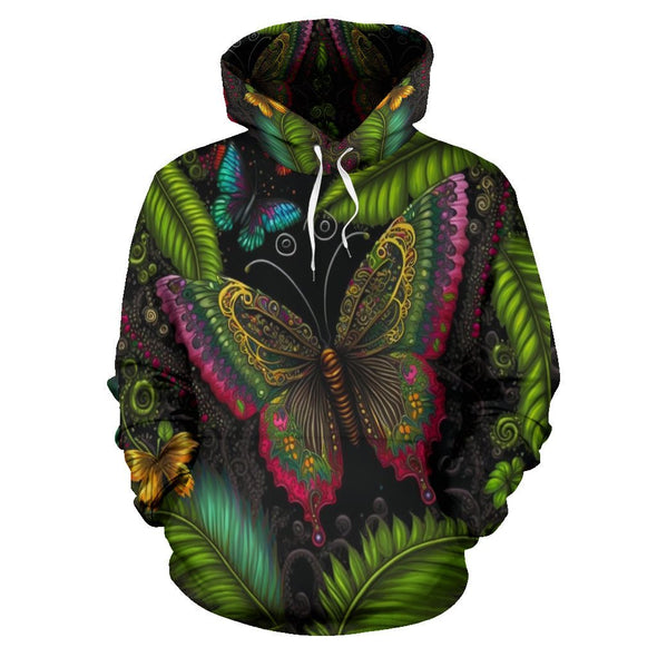 Jungle Butterfly Hoodie - Crystallized Collective