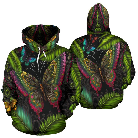 Jungle Butterfly Hoodie - Crystallized Collective