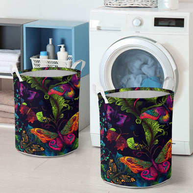 Jungle Butterfly Laundry Basket - Crystallized Collective