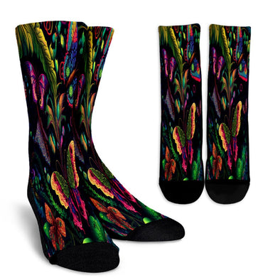 Jungle Butterfly Socks - Crystallized Collective