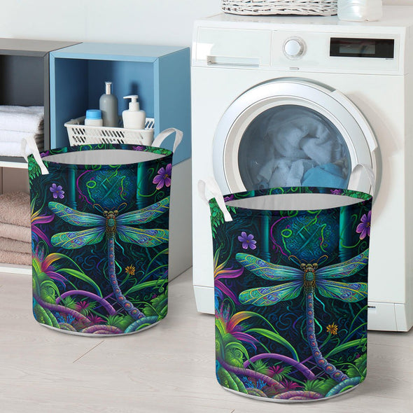 Jungle Dragonfly Laundry Basket - Crystallized Collective