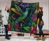 Jungle Hummingbird Premium Quilt - Crystallized Collective