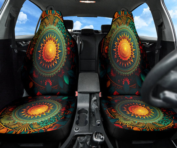 Jungle Sun Mandalal Car Seat Cover