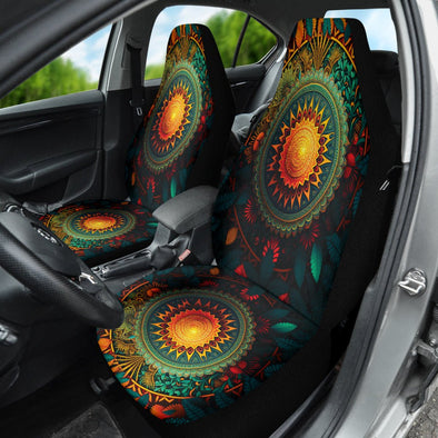 Jungle Sun Mandalal Car Seat Cover