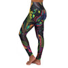 Jungle Vines Butterflies High Waist Yoga Legging: Ornate & Colorful Bliss - Crystallized Collective