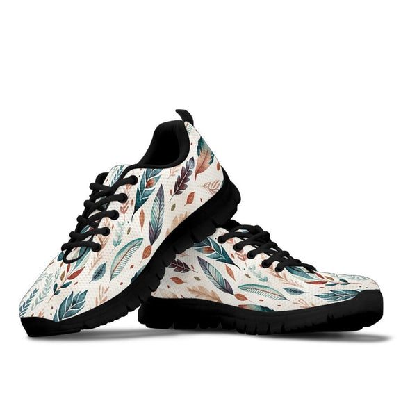 Light Boho Feathers Sneakers - Crystallized Collective