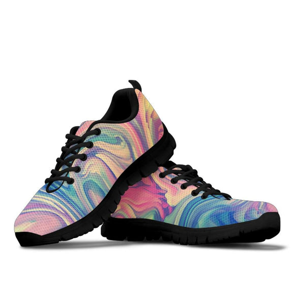 Light Fluid Art Sneakers - Crystallized Collective