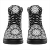Line Art Mandala Suede Boots - Crystallized Collective