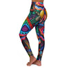 Magical Kaleidoscope Psychedelic High Waist Yoga Legging - Crystallized Collective