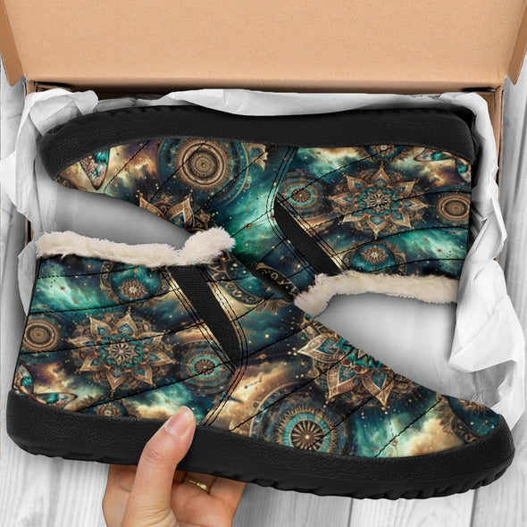 Magical Mandala Winter Sneakers - Crystallized Collective