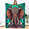 Mandala Elephant 2 Premium Blanket - Crystallized Collective