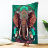 Mandala Elephant 2 Premium Blanket - Crystallized Collective