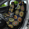 Mandala Flowers Seat Cover - Crystallized Collective