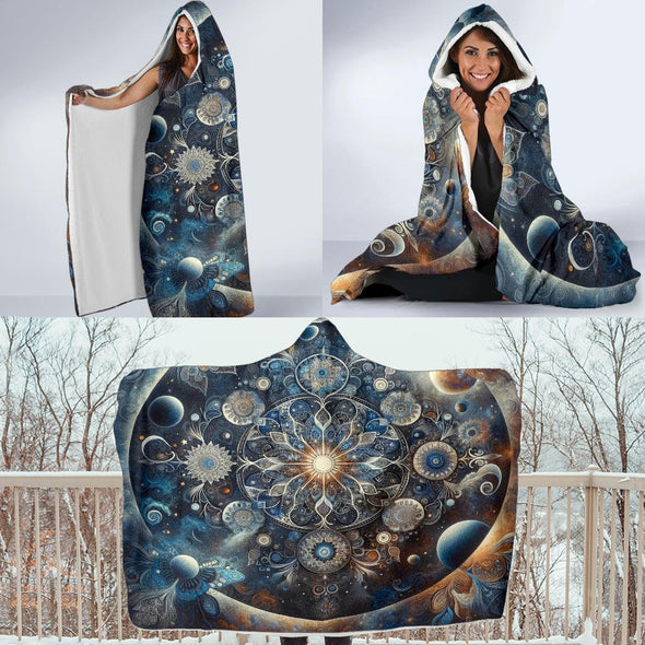 Mandala Life Hooded Blanket - Crystallized Collective