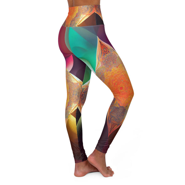 Mandala Magic: Serene High-Waist Yoga Legging - Crystallized Collective