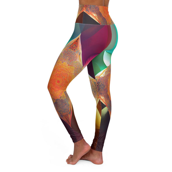 Mandala Magic: Serene High-Waist Yoga Legging - Crystallized Collective