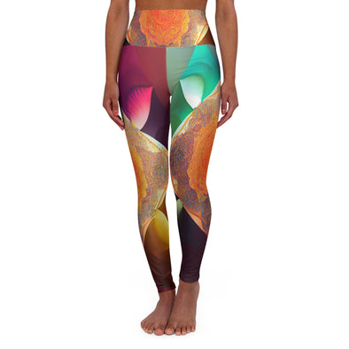 Mandala Magic: Serene High-Waist Yoga Legging - Crystallized Collective