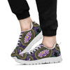 Mandala Purple Lotus Sneakers - Crystallized Collective