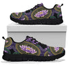 Mandala Purple Lotus Sneakers - Crystallized Collective