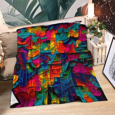 Mel Bochner Inspired Premium Blanket - Crystallized Collective