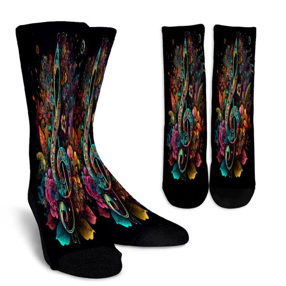 Melodic Garden Socks - Crystallized Collective