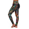 Melodic Garden: Vibrant High-Waist Yoga Leggings - Crystallized Collective