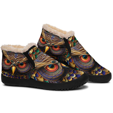 Mosiac Owl Winter Sneakers - Crystallized Collective
