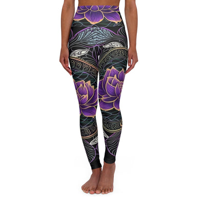Mystic Serenity: High Waist Yoga Legging with Enchanting Mandala Design - Crystallized Collective