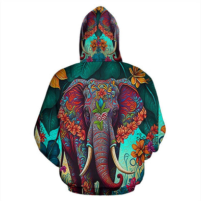 Ornate Elephant Hoodie - Crystallized Collective