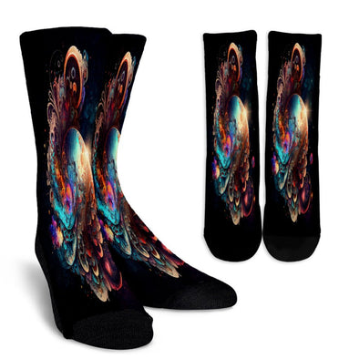 Ornate Galaxy Socks - Crystallized Collective