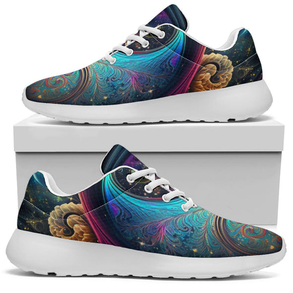 Ornate Galaxy Sport Sneakers - Crystallized Collective