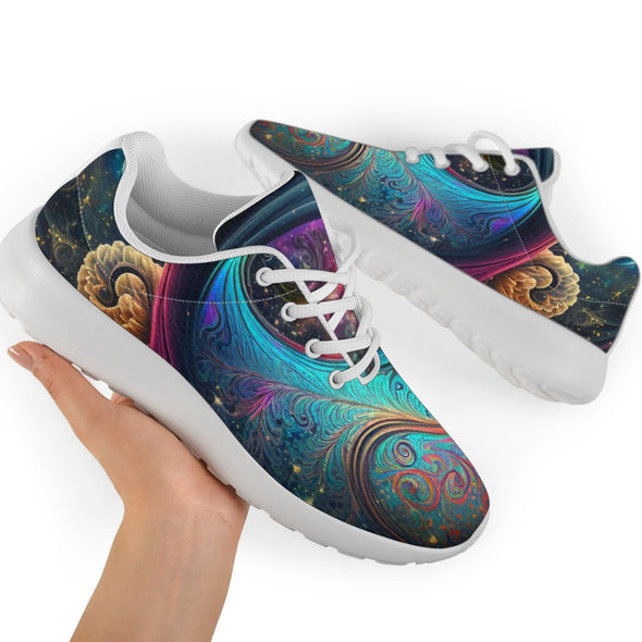 Ornate Galaxy Sport Sneakers - Crystallized Collective