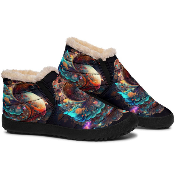 Ornate Galaxy Winter Sneakers - Crystallized Collective