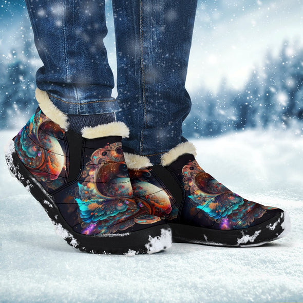 Ornate Galaxy Winter Sneakers - Crystallized Collective