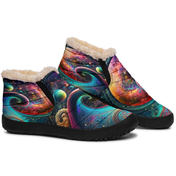 Ornate Galaxy Winter Sneakers - Crystallized Collective