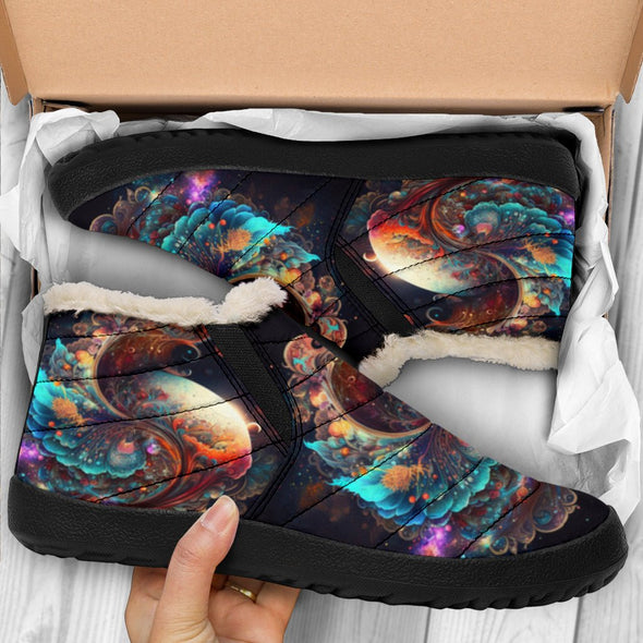 Ornate Galaxy Winter Sneakers - Crystallized Collective