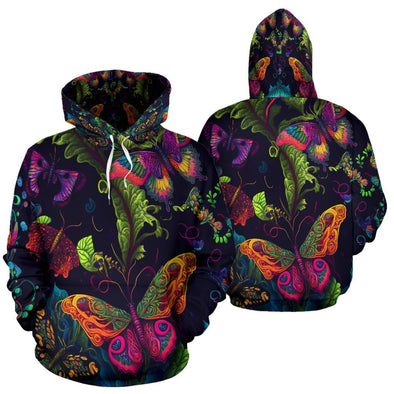 Ornate Jungle Butterfly Hoodie - Crystallized Collective