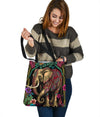 Ornate Jungle Elephant Tote Bag - Crystallized Collective