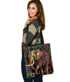Ornate Jungle Elephant Tote Bag - Crystallized Collective